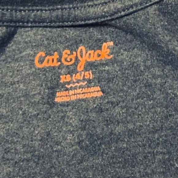 Short Sleeve Tee by Cat & Jack Strong Like Mom Kids Size 4 5 XS - Picture 4 of 6